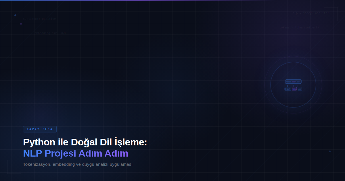 Python ile Doğal Dil İşleme: NLP Projesi Adım Adım