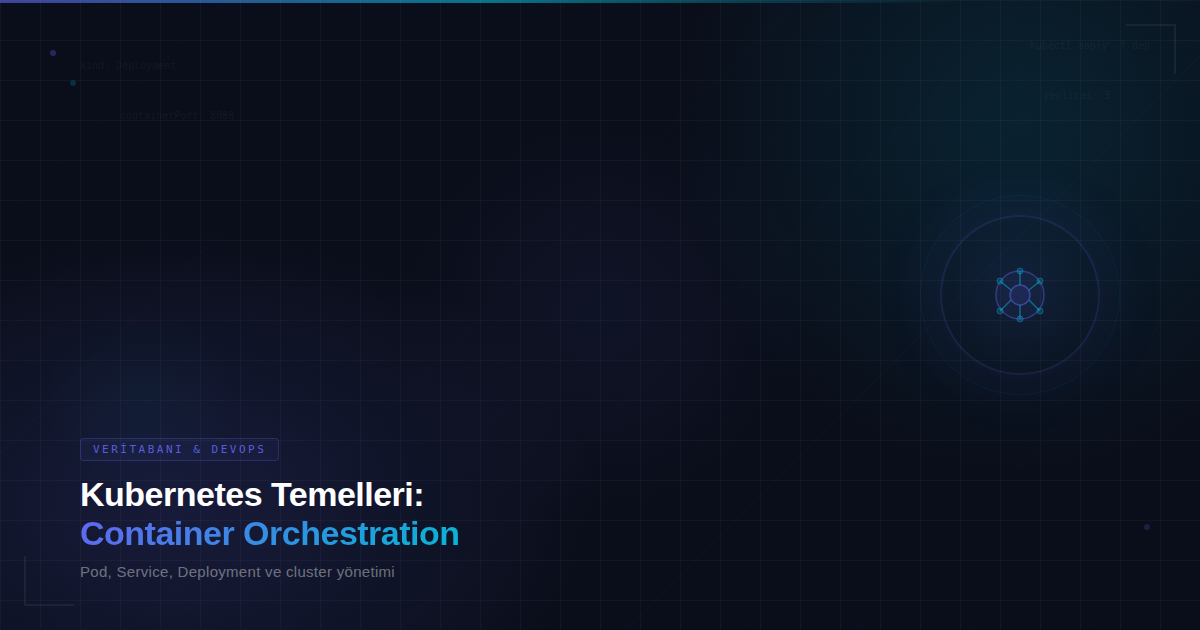 Kubernetes Temelleri: Container Orchestration
