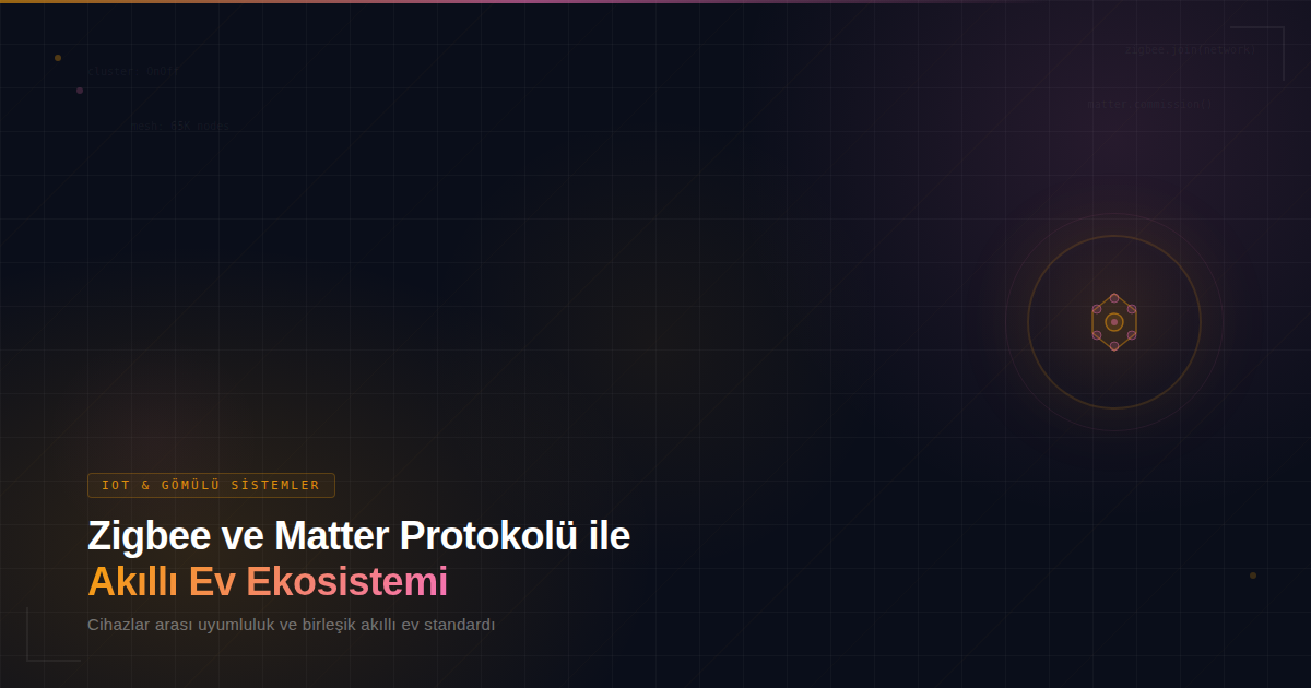 Zigbee ve Matter Protokolü ile Akıllı Ev Ekosistemi